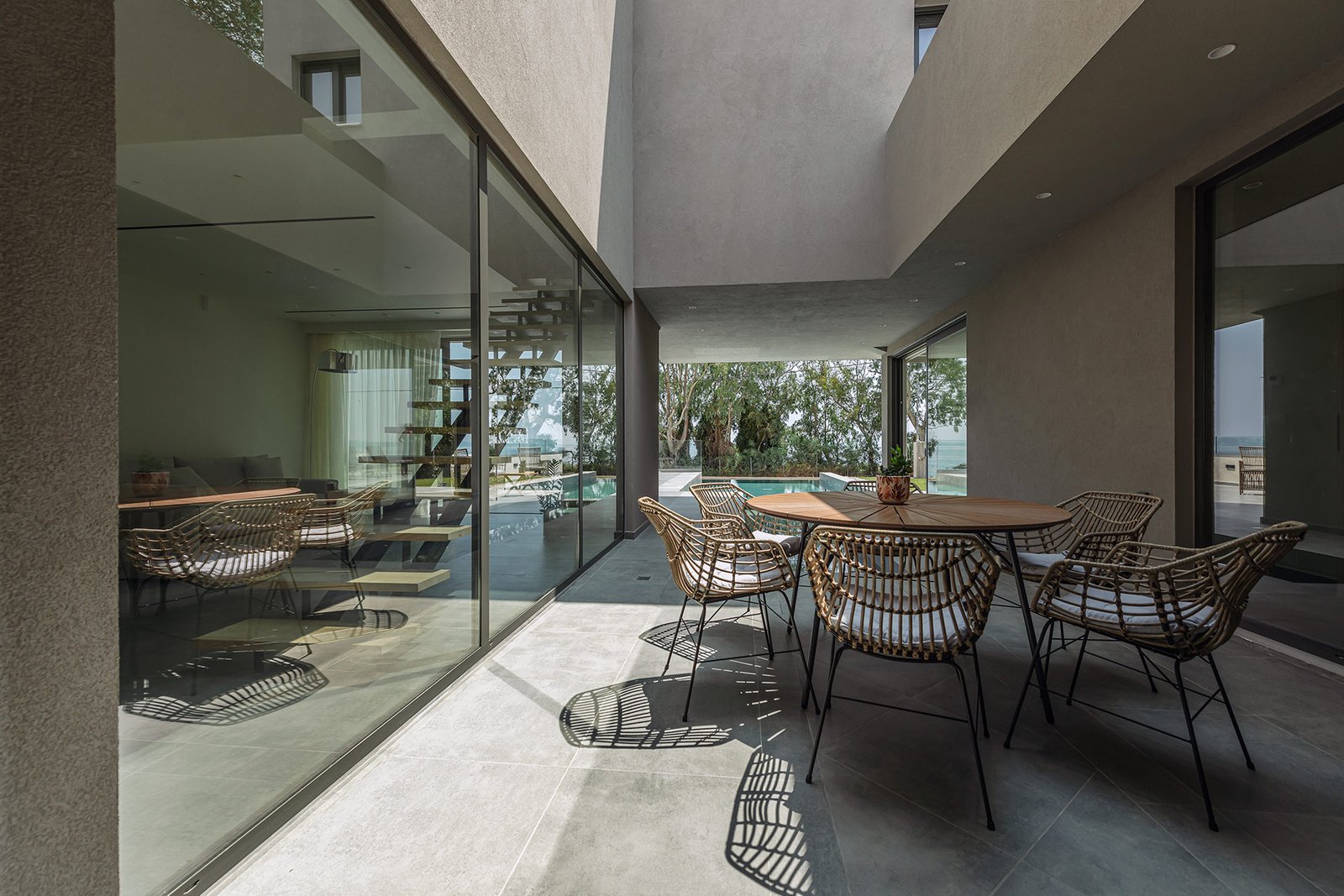 Interior of villa